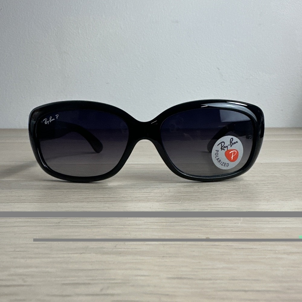 RB 4101 Jackie Ohh Polarized Sunglasses Black Frames / Black Lenses - Picture 6 of 6